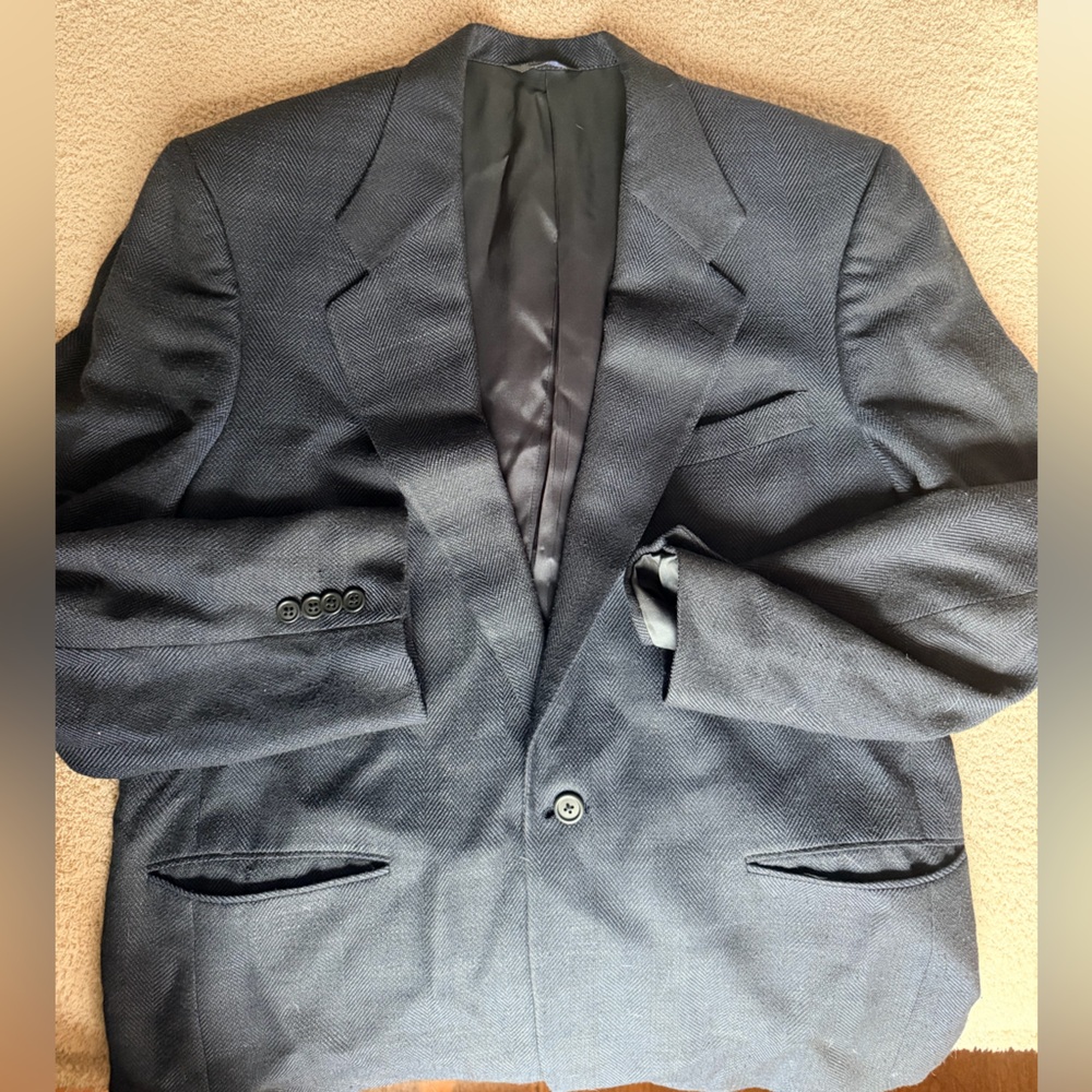 Perry Ellis Portfolio Blazer - dark blue / black